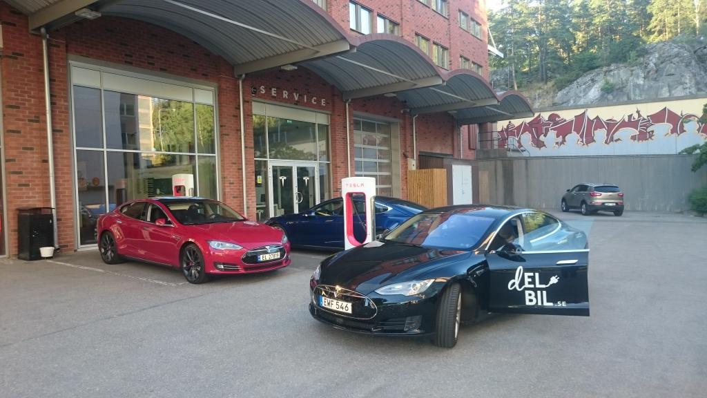 SC där man kunde glömma laddning. Tur att det var ledigt vid MAX.