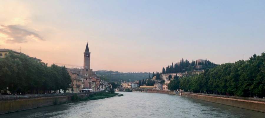 Verona ligger vackert