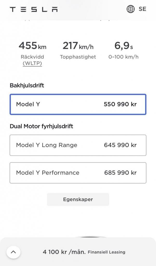 Priser efter höjningen