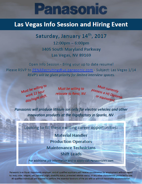 Panasonic-hiring-fair-Tesla-Gigafactory