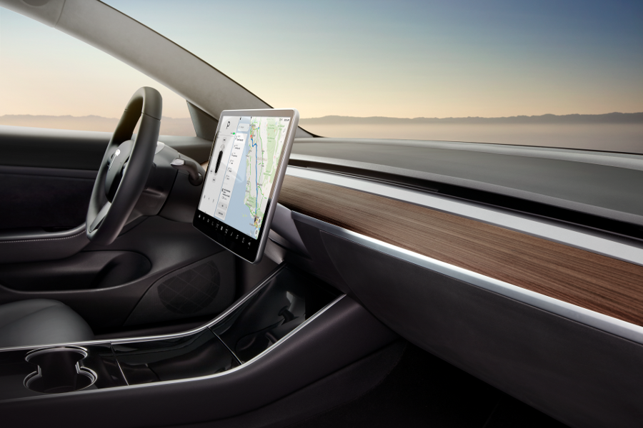 Model 3 Interior Dash - Desert